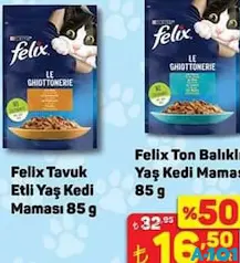 FELİX TAVUKLU YAŞ KEDİ MAMASI 85 G fiyat ve kampanya bilgisi